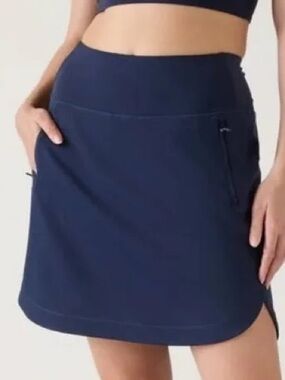 Athleta Navy Performance Active Skort